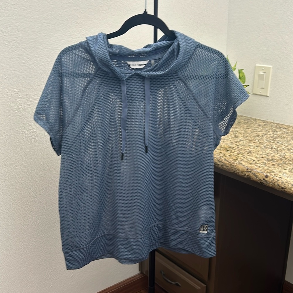 DKNY Sport mesh top